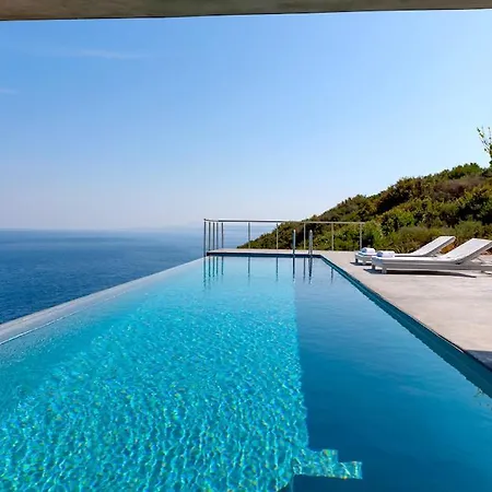 Villa Stunning 180° Sea View Designer For Two Korithion